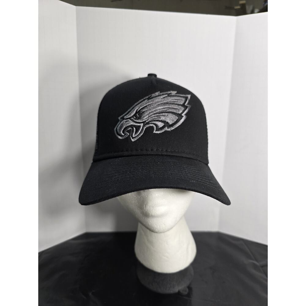Men's New Era x Alpha Industries Black Philadelphia Eagles A-Frame 9FORTY snap